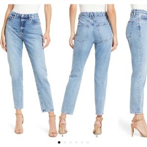 Good American Slim Fit Crop Jeans